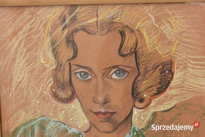 Ignacy Witkiewicz Witkacy 1937 Pastel Stary Obrazki i obrazy Kraków