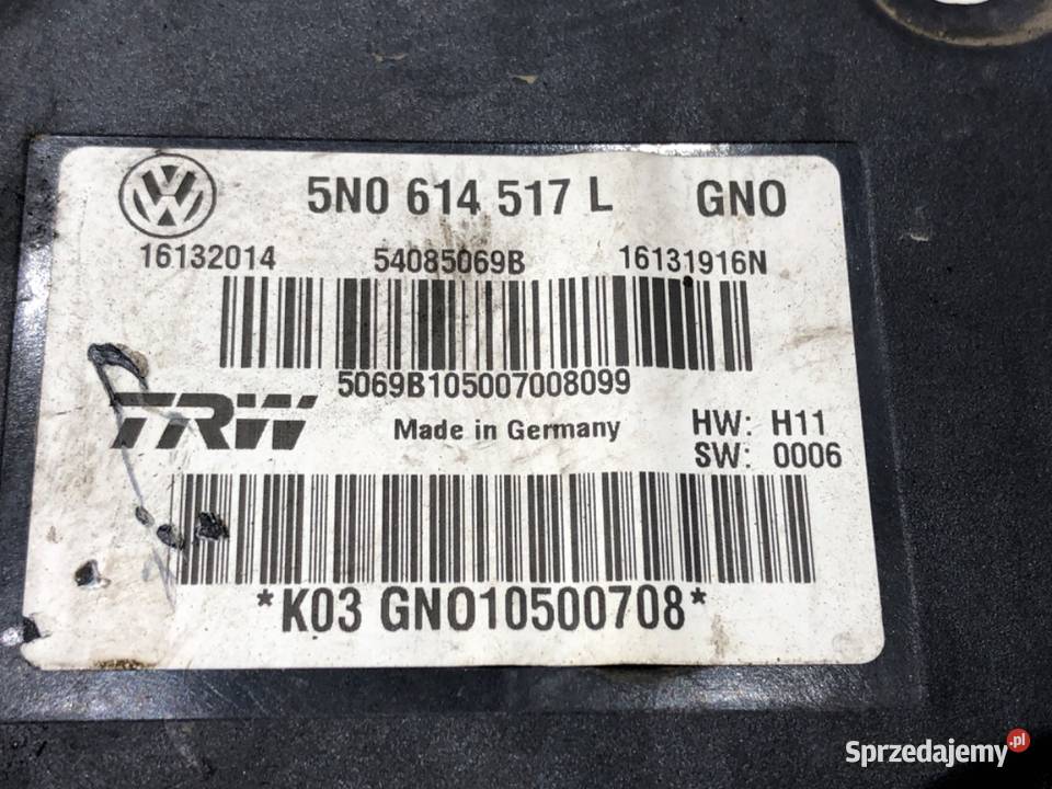 POMPA ABS VW TIGUAN 5N0614517L 14 150 0718 osobowe sprzedam