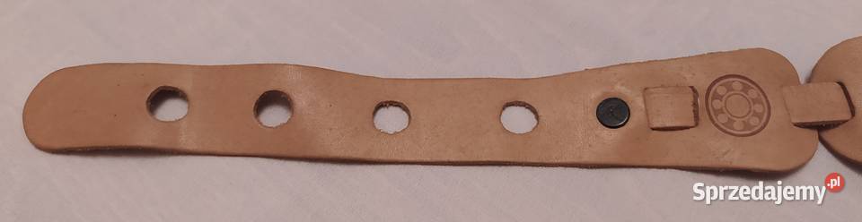 Pasek damski OZDOBNY beżowy Hajnówka