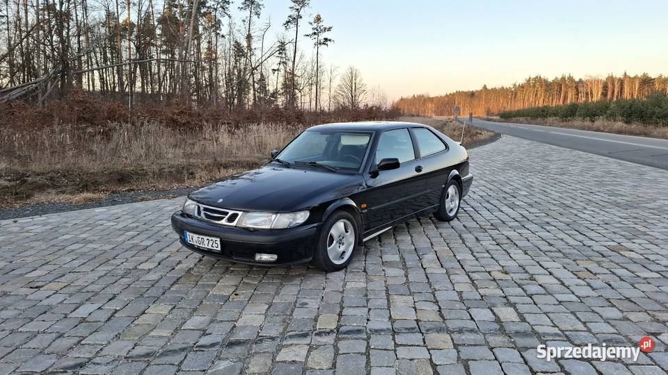 Saab 93 Coupe 20 Turbo 205 czarny Polska Nowa Wieś