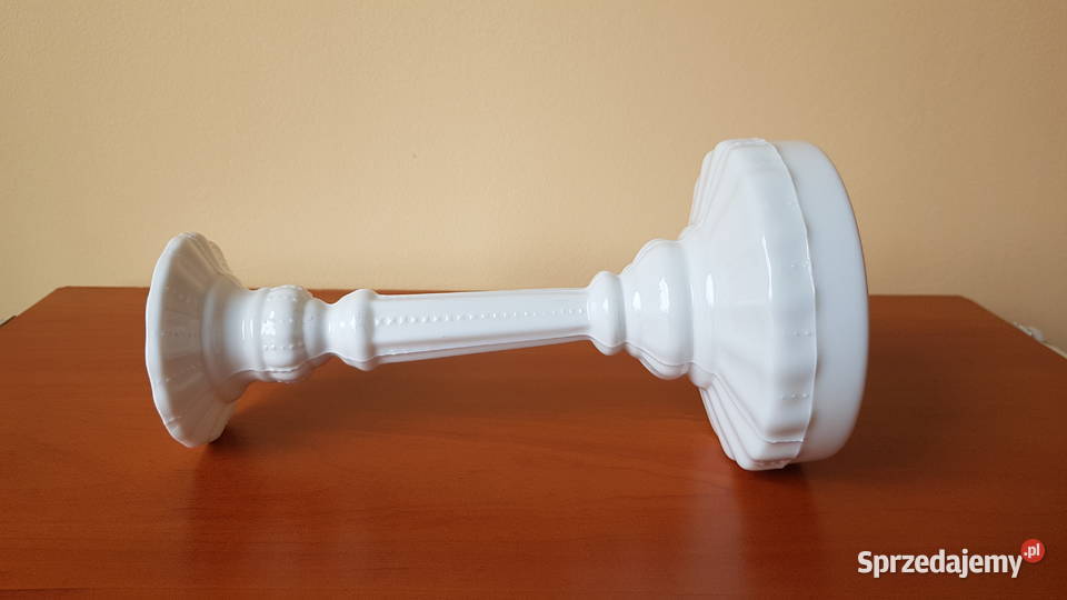 Kolumnowy świecznik lattimo kat 1155 lichtarz śląskie Dąbrowa Górnicza