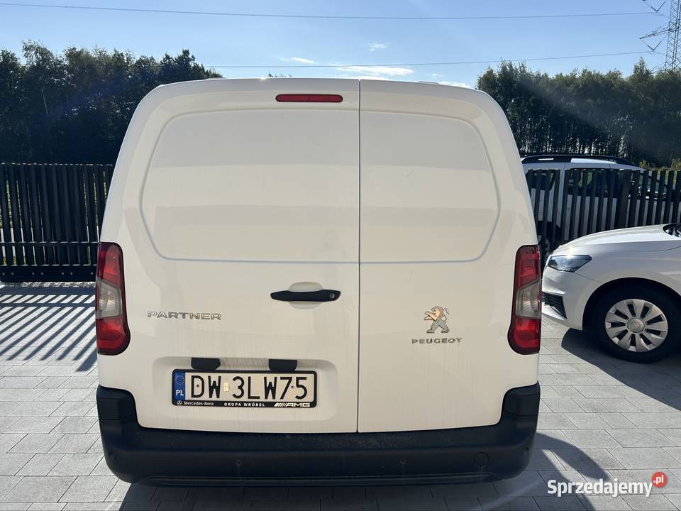 Peuegot Partner 2021r salon Polska fv VAT kupiony w polskim salonie