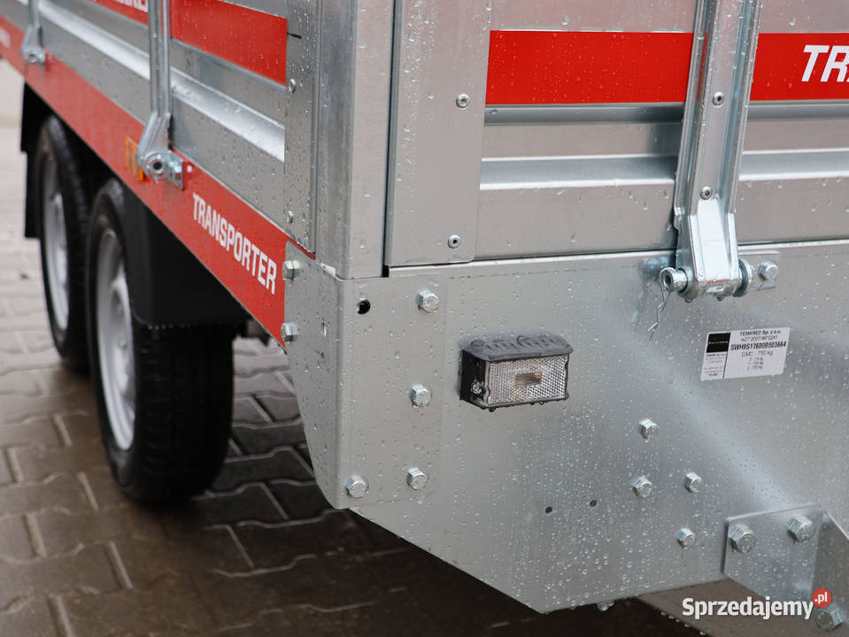 Przyczepa TEMARED TRANSPORTER 30152 burty BIS Cegielsko