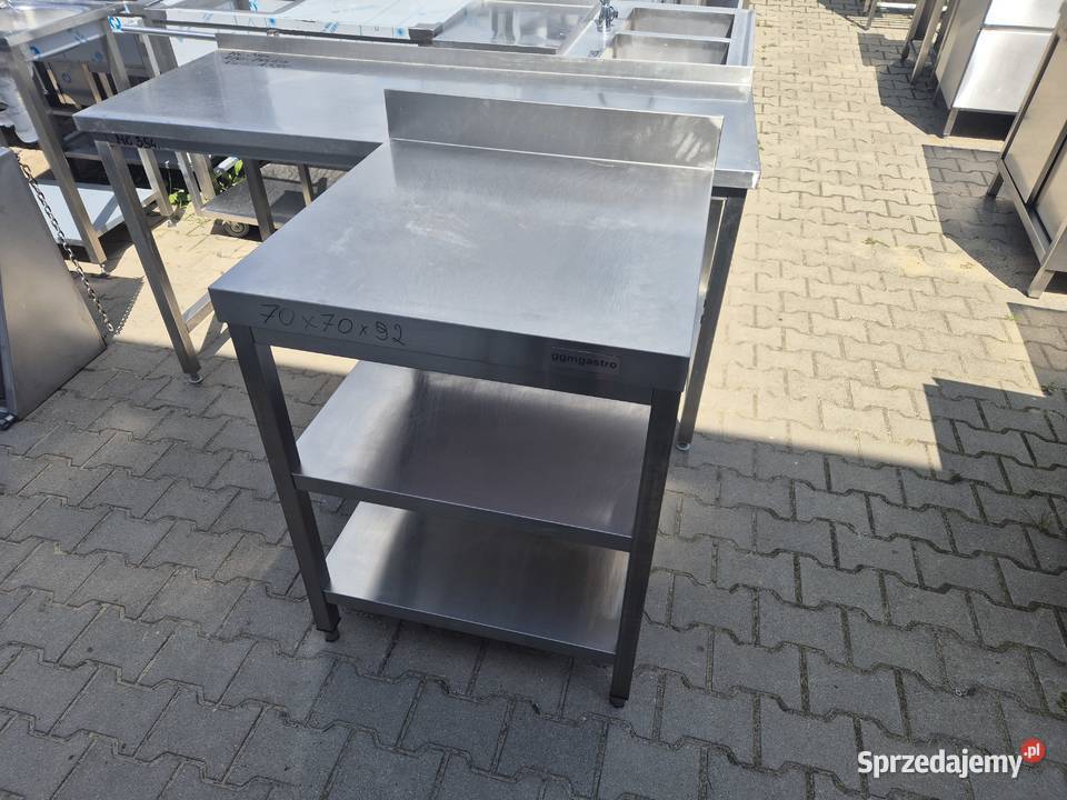 Stół Gastronomiczny Z 2 Półkami 707092 sprzedam