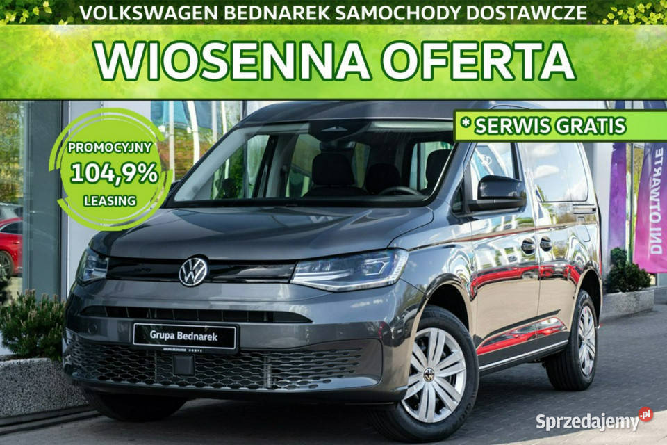 Volkswagen Caddy Trend 20 TDI 122 DSG 2755mm szary Caddy Łódź