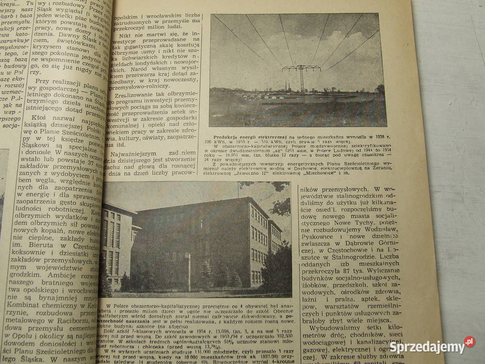 Kalendarz zagłebia dąbrowskiego 1955 Czeladź