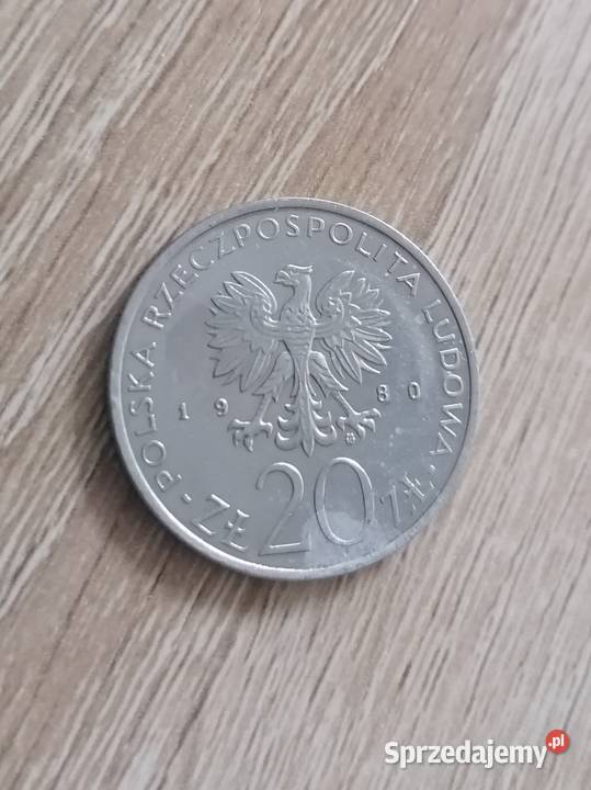 moneta 20 złotych 1980 Igrzyska Olimpiady