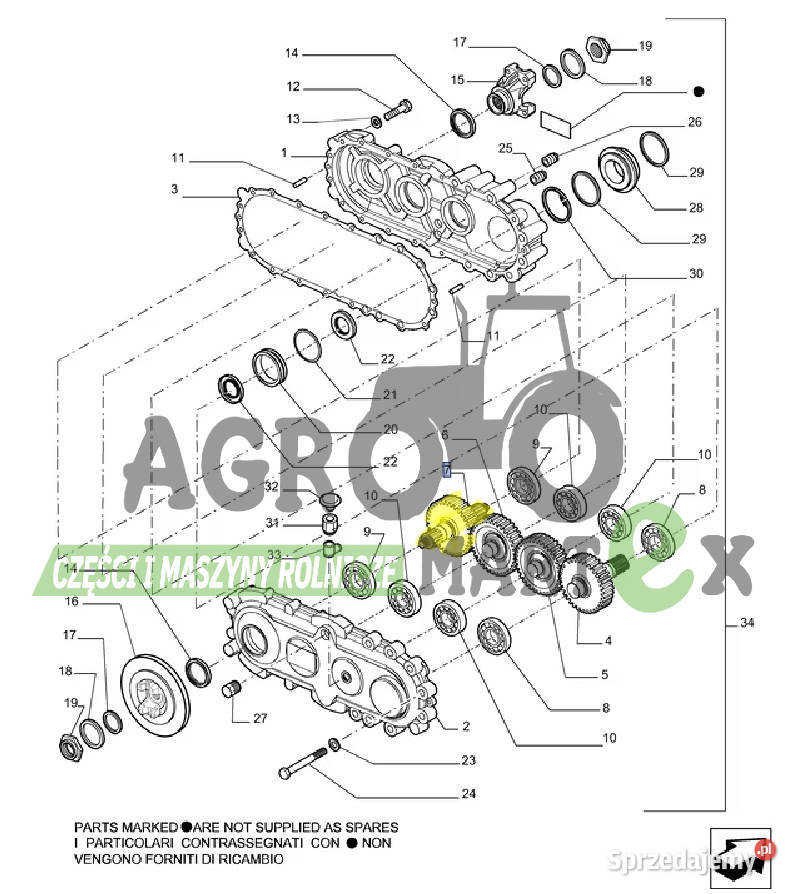 76086300 KOŁO ZĘBATE CNH Wichrów