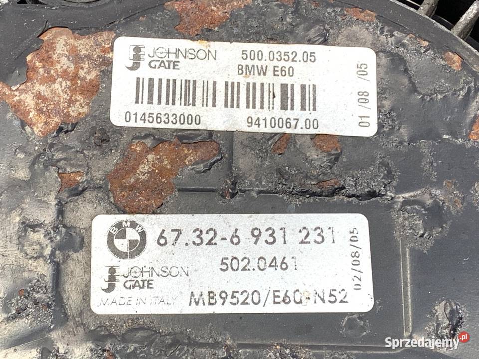 WENTYLATOR CHŁODNICY BMW E64 30 258 0410 Wentylatory chłodnicy podkarpackie