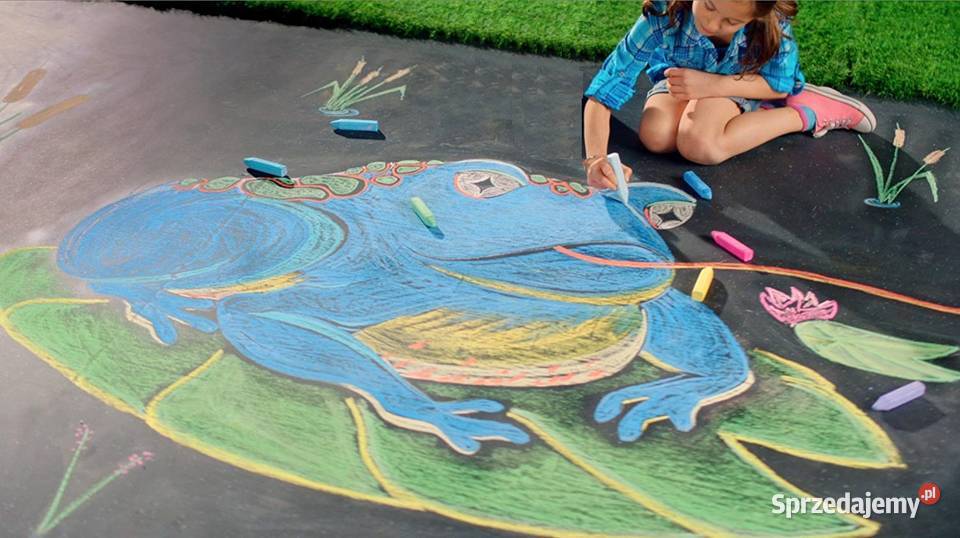 Kreda Chodnikowa 64 Kolorów Zmywalna Crayola Mogilany sprzedam