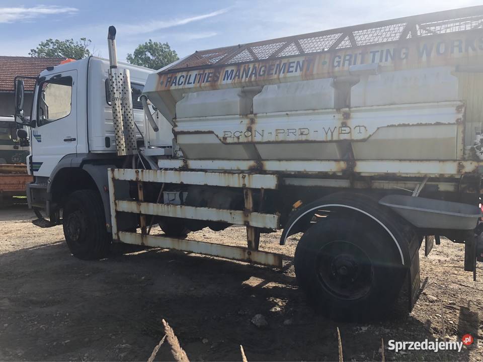 Mercedes Axor 1823 piaskarka solarka econ pług nie Ropczyce