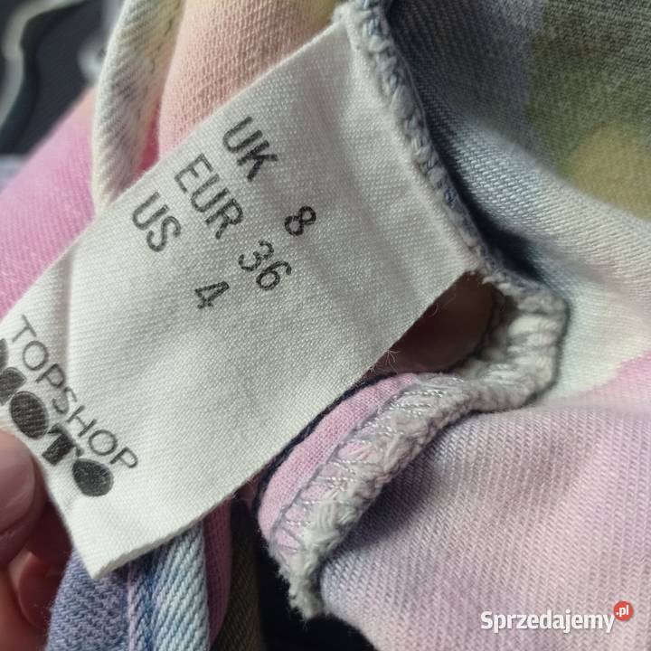 Spodnium kombinezon jeansowy krótki Topshop S 36 Moda i Styl