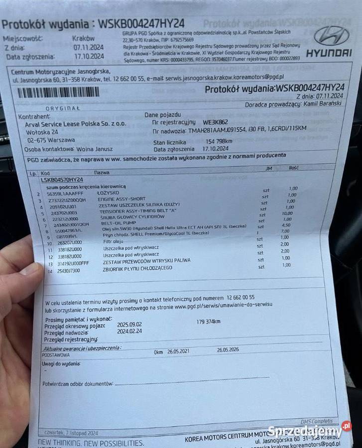 Hyundai i30 kupiony w polskim salonie Hyundai mazowieckie Wyszków
