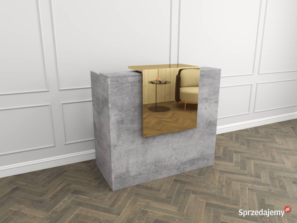 Lada recepcyjna Recepcja Złota Gold Warszawa wyposażenie