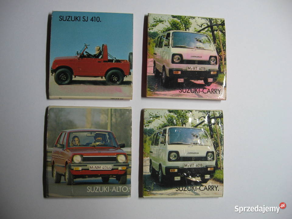 SUZUKI Carry Alto SJ 410 stare zapałki zestaw podkarpackie Przemyśl