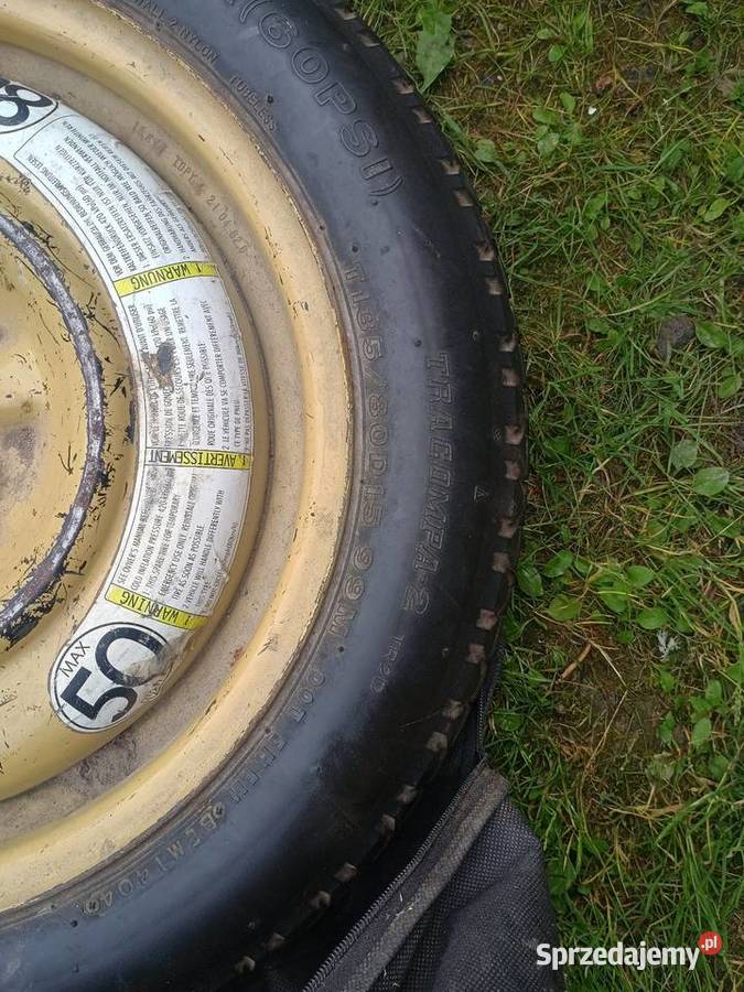 Koło dojazdowe dojazdówka 15 4x100 ET40 Szczawnica sprzedam
