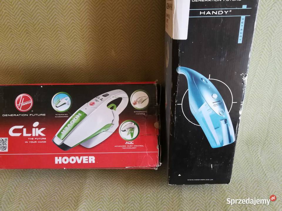 Odkurzacz Ręczny Hoover CliK Handy Zestaw 2 Nowe