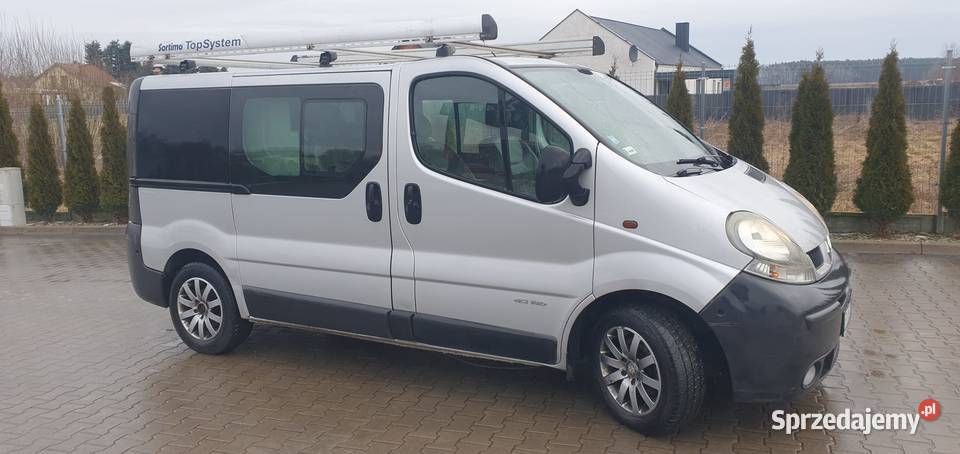 Renault Trafic 25dci brygadówka 5 osób Dąbrowa