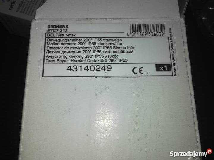 Czujnik ruchu PIR Siemens 5TC7212 1 Pozostałe dolnośląskie Wrocław sprzedam
