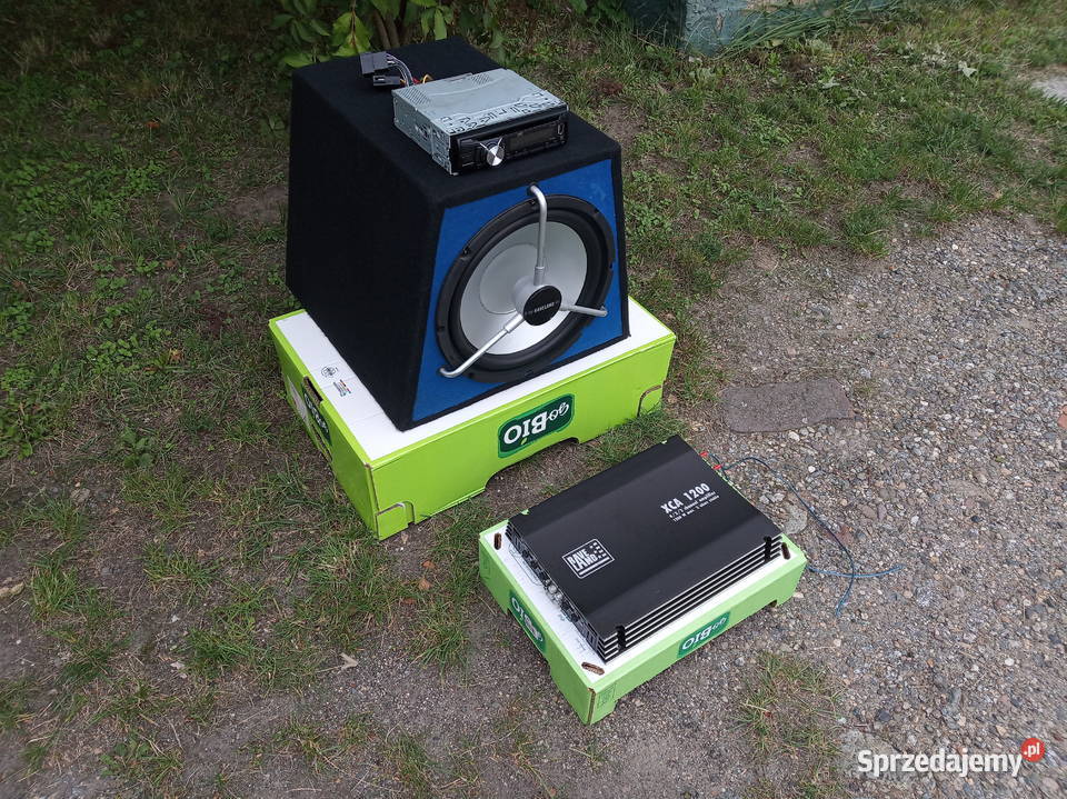 Tuba Subwoofer Skrzynia Basowa Wzmacniacz Radio