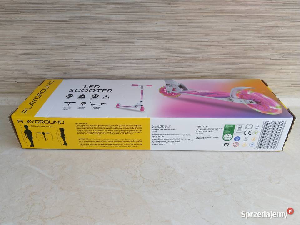 NAJTANIEJ Hulajnoga LED Dwukołowa 120mm Składana Zabrze sprzedam