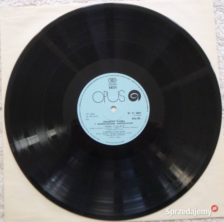 Płyta winylowa LP x 2 1978 F Mendelssohn utwory Warszawa