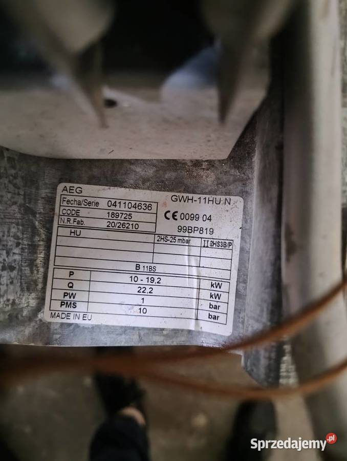 Piecyk Gazowy AEG mazowieckie Grodzisk Mazowiecki