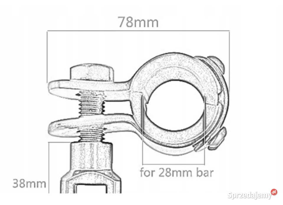 OBEJMA UCHWYT NA GMOLE 2532 MM SPACERÓWKI Sosnowiec