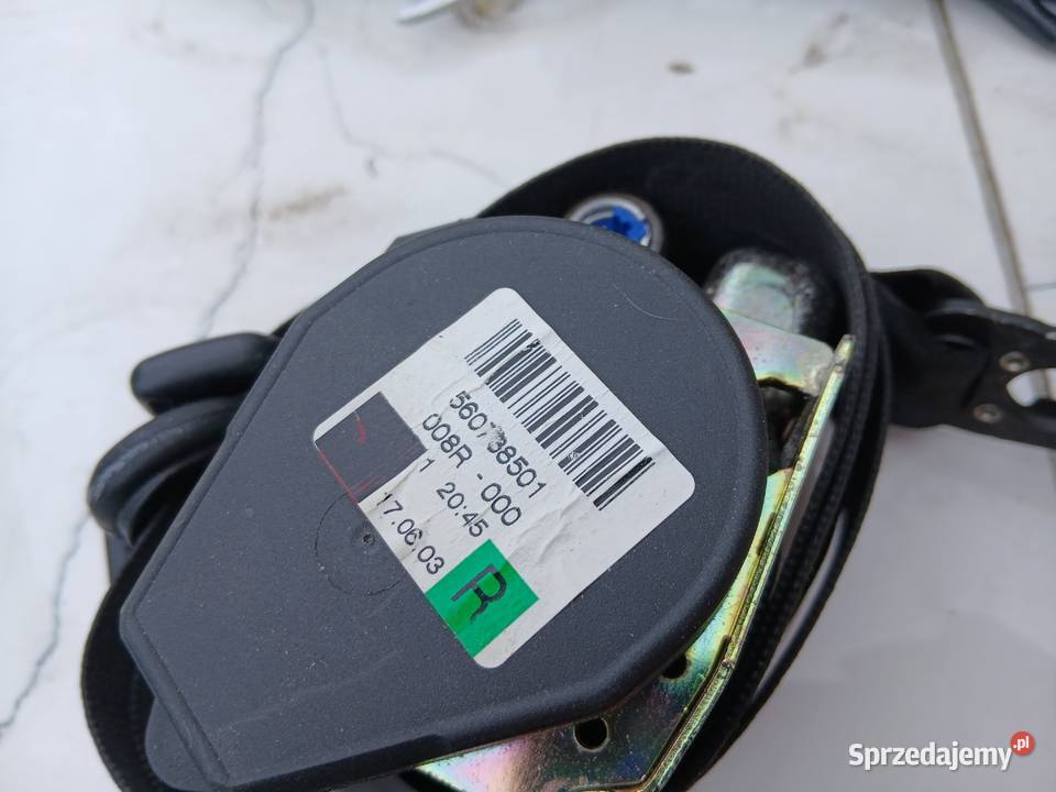 Pas bezpieczeństwa bezwypadkowy AUDI A4 B6 B7 Rok produkcji 2003 Szczerbice