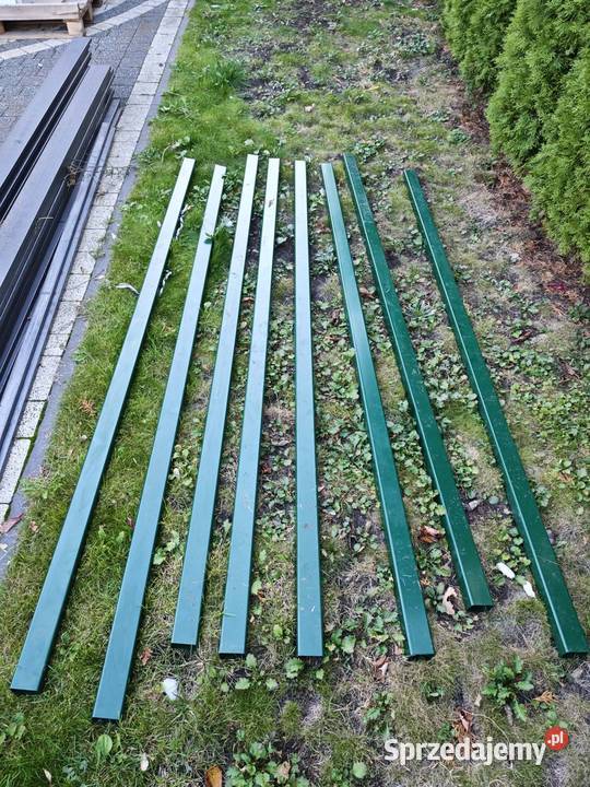 Słupek ogrodzeniowy 60x40 coynkowany pomalowany Trzciniec