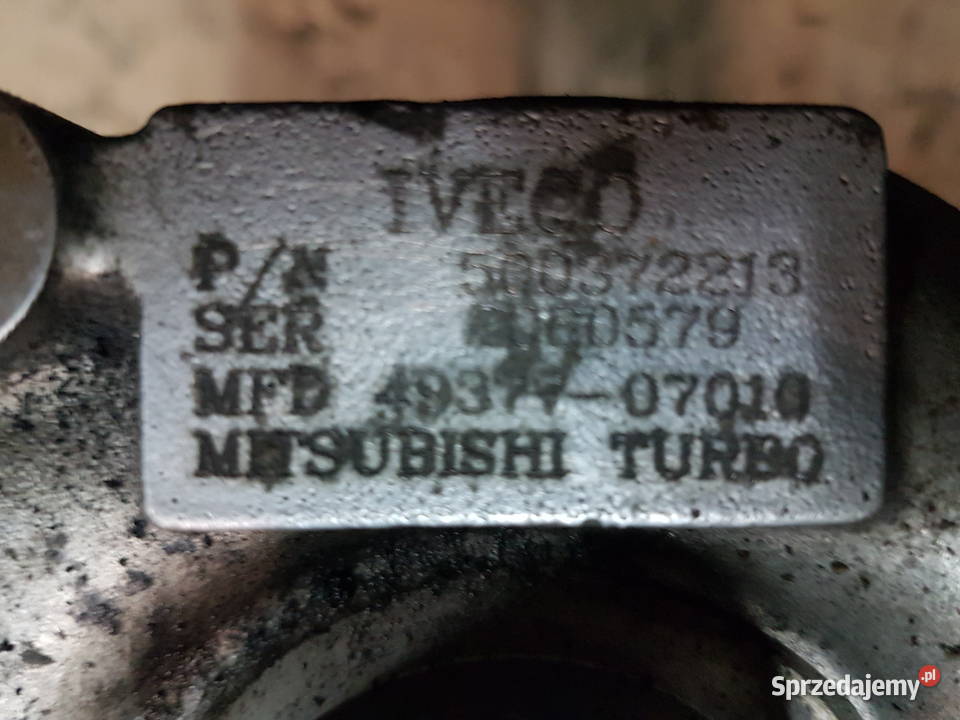 IVECO 28TD TURBOSPREZARKA 4937707010 500372213 Turek