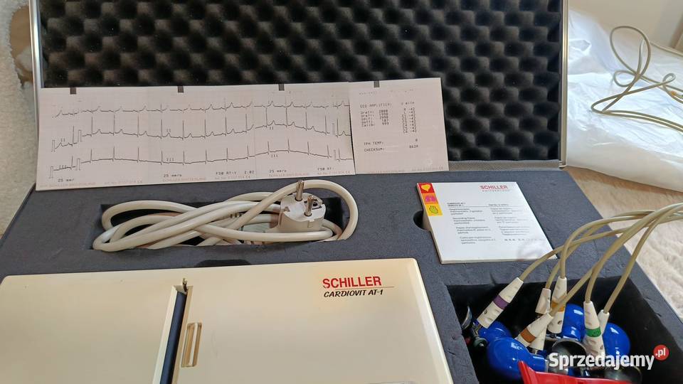 EKG Elektrokardiograf Schiller Cardiovit AT1 śląskie Żory sprzedam