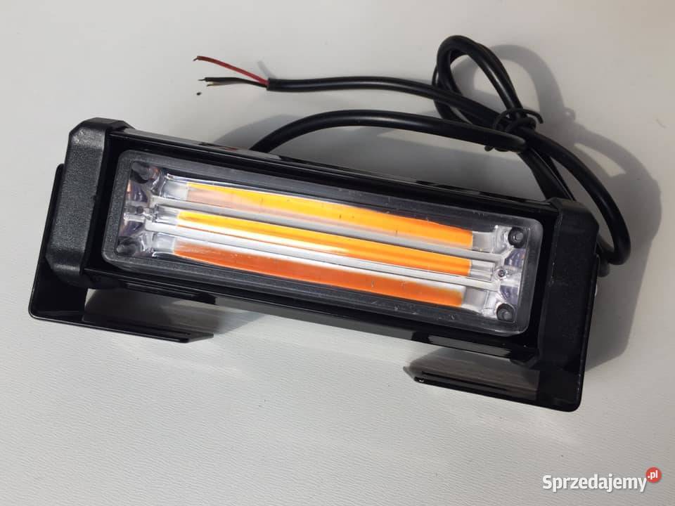 Stroboskop 4 x 8W COB lampy ostrzegawcze Pomiechówek