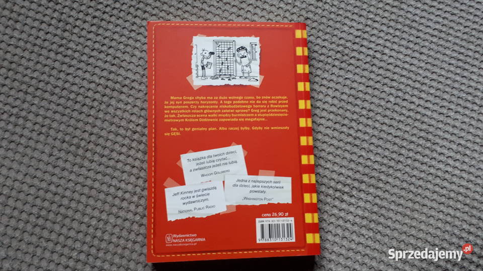Dziennik cwaniaczka RyzykFizyk Jeff Kinney Kraków
