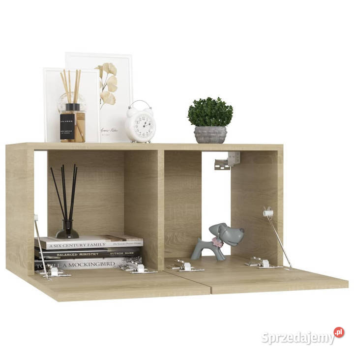 Szafki wiszące pod TV dąb sonoma 60x30x30 Warszawa