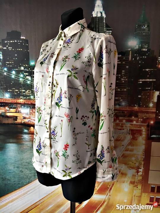 zara elegancka koszula kwiaty trawy poszukiwana Choszczno sprzedam