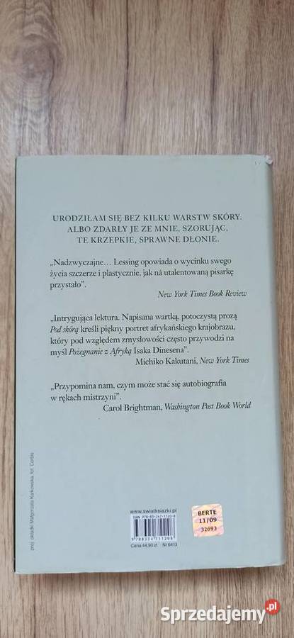 Doriss Lessing Pod skórą Spacer w cieniu