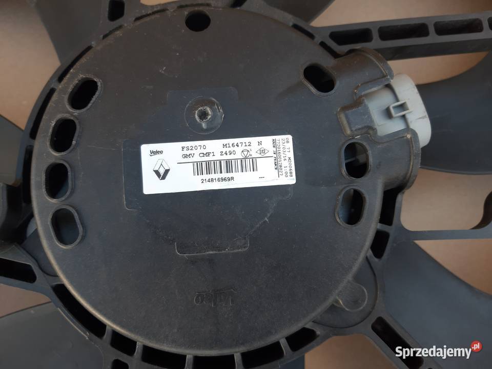 RENAULT ESPACE V 5 WENTYLATOR CHŁODNICY OBUDOWA Trzciel