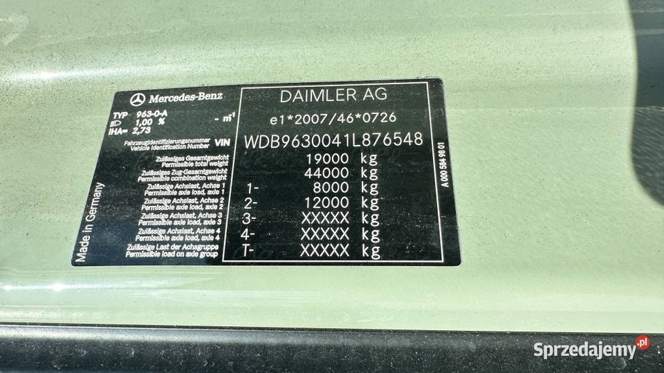 Mercedes 1843 MP4 Burto firanka klimatyzacja Plandeki Warszawa