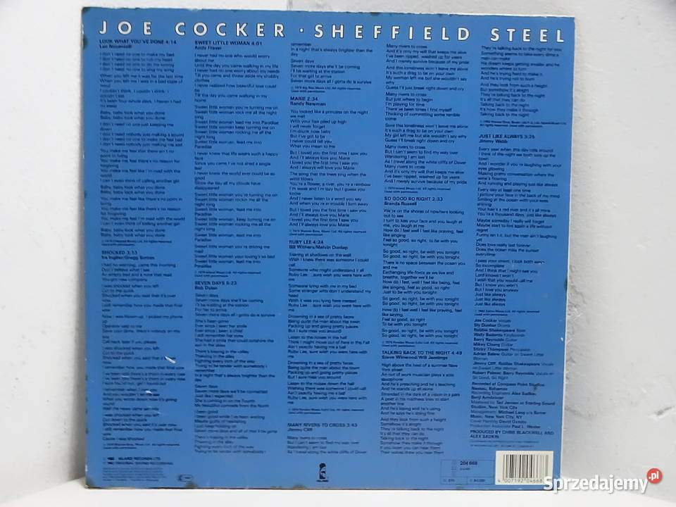 Joe Cocker Sheffield Steel Płyta Winylowa LP Biłgoraj
