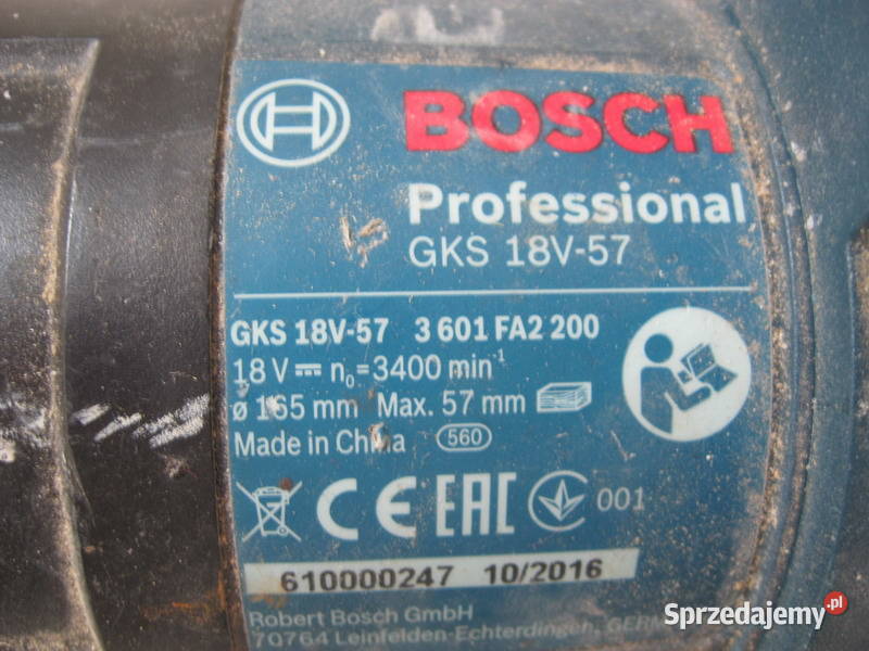 Pilarka Bosch GKS 18V57 LOMBARDI