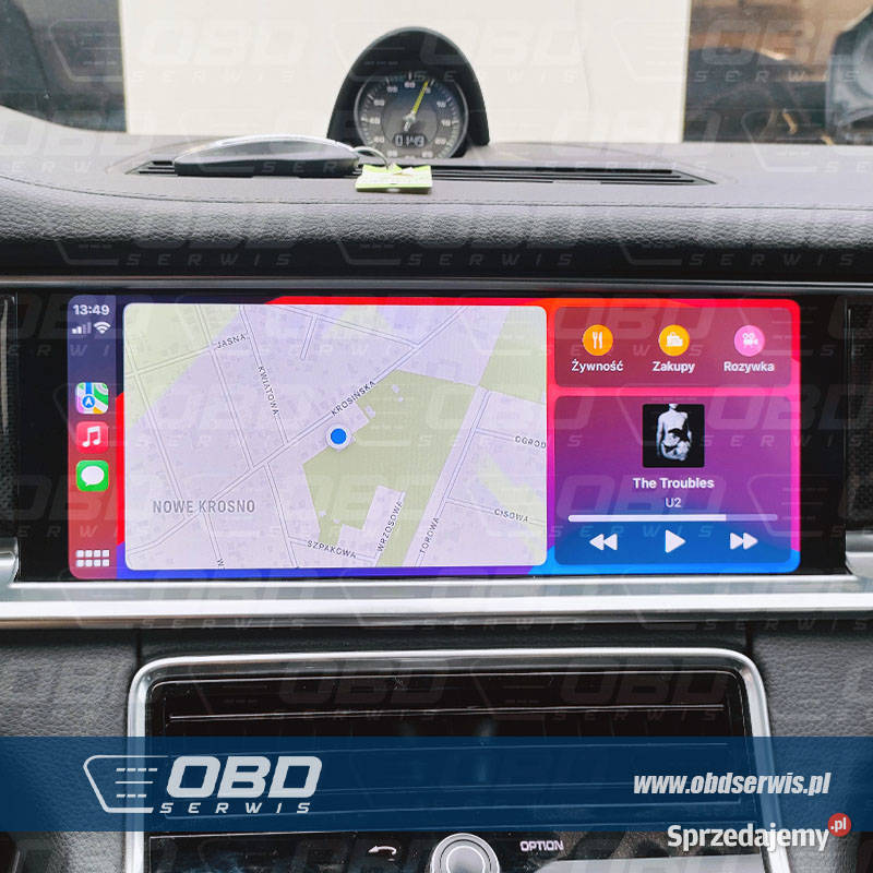 Konwersja Porsche Cayenne 92A radio mapy lampy Poznań