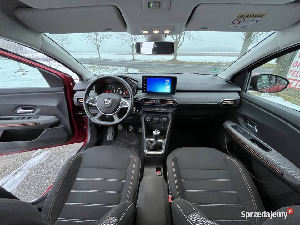 Dacia Sandero Stepway 2022r LPG czerwony Poddębice