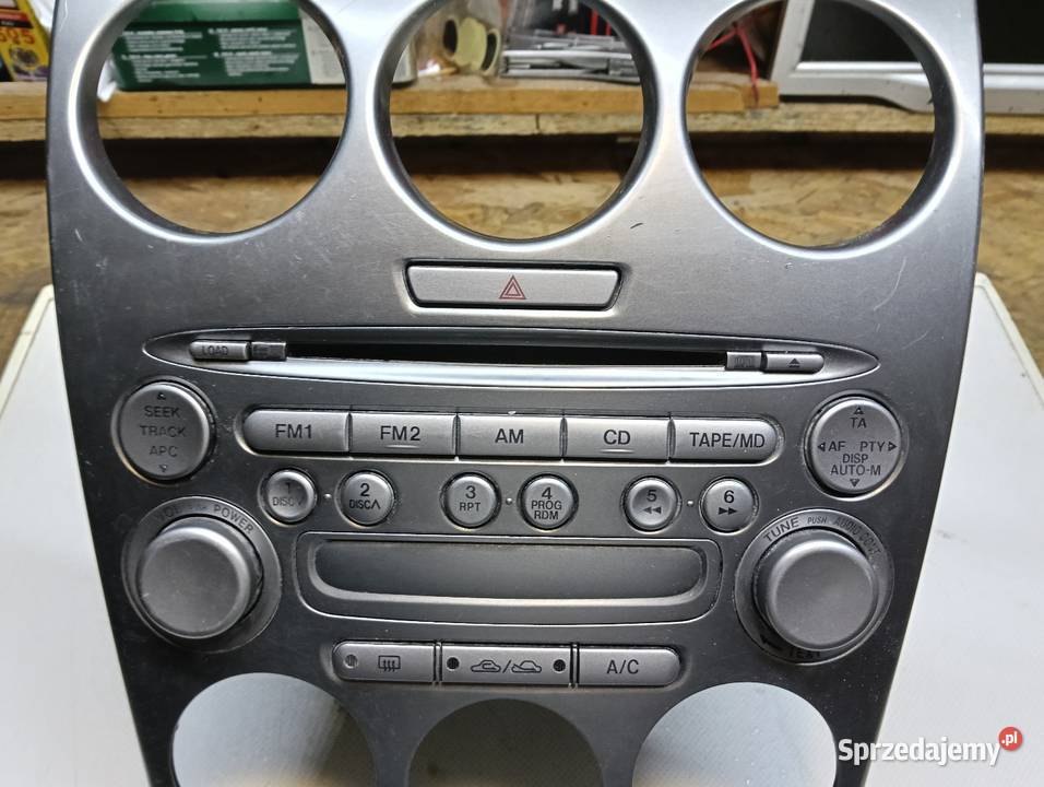 Mazda 6 GG panel środkowy radio CD osobowe mazowieckie Drążdżewo Nowe