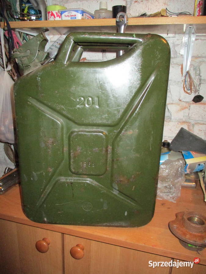 kanister 20L z 1965roku Solca Mała