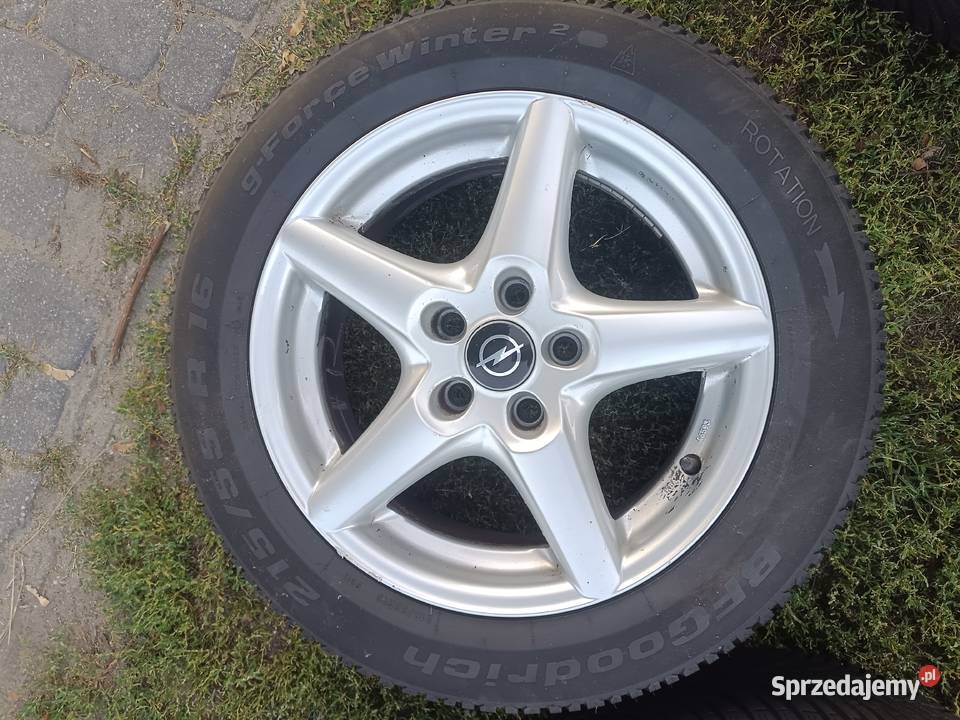 Koła zimowe 16 Opel Vectra 5x110 opony 21555 R16 Ostrołęka