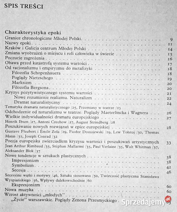 Młoda Polska Literatura kl 3 Tomasz Weiss Rok wydania 1988 Chełm