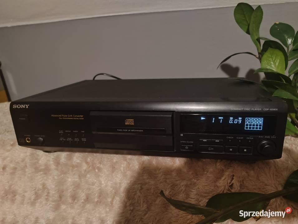 Odtwarzacz CD Sony cdp xe 800 z pilotem Trzebuska