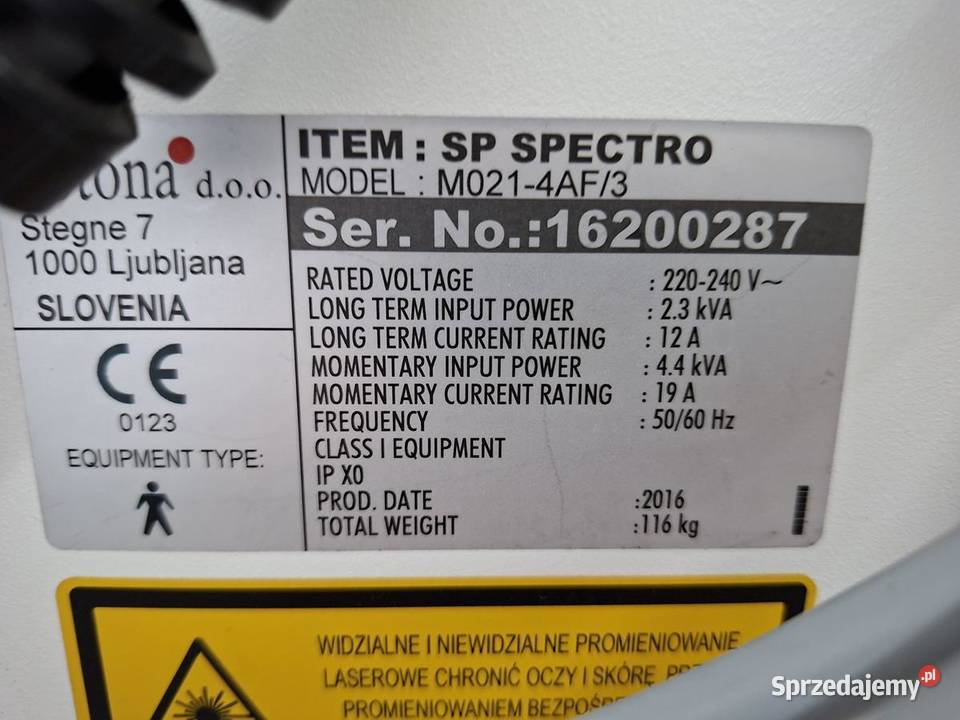 FOTONA Spectro SP System laserowy z aparatem do Wyposażenie szpitali i gabinetów Warszawa