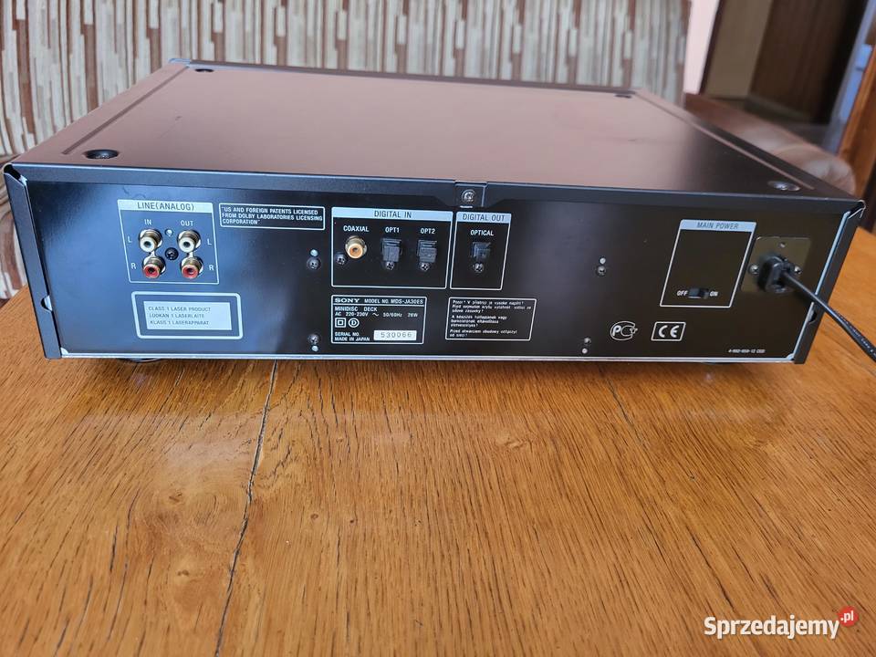 Minidisc Sony MDSJA 30 ES nowy mini disc Ostrzeszów
